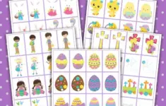 Free Printable Easter Memory Card Game Matching Pairs