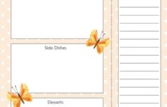 Free Printable Easter Menu