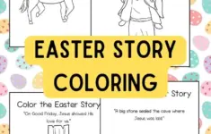 Free Printable Easter Story Coloring Pages For Kids