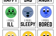 Free Printable Emotions Flashcards