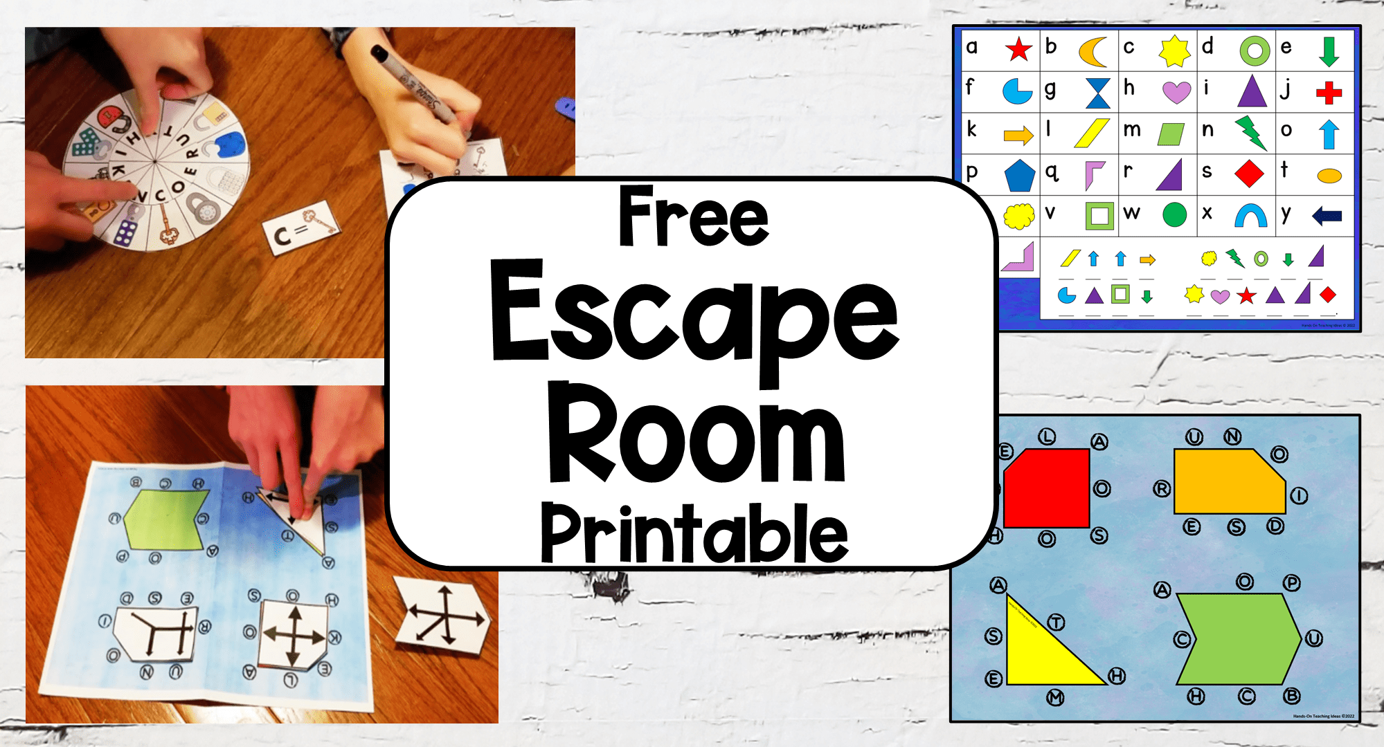Free Printable Escape Room