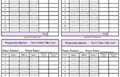 Free Printable Euchre Score Cards Pdf Free Download