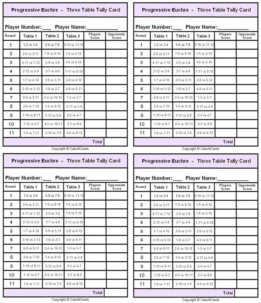 Free Printable Euchre Score Cards Pdf Free Download Free Printable Euchre Score Cards Pdf Free Download