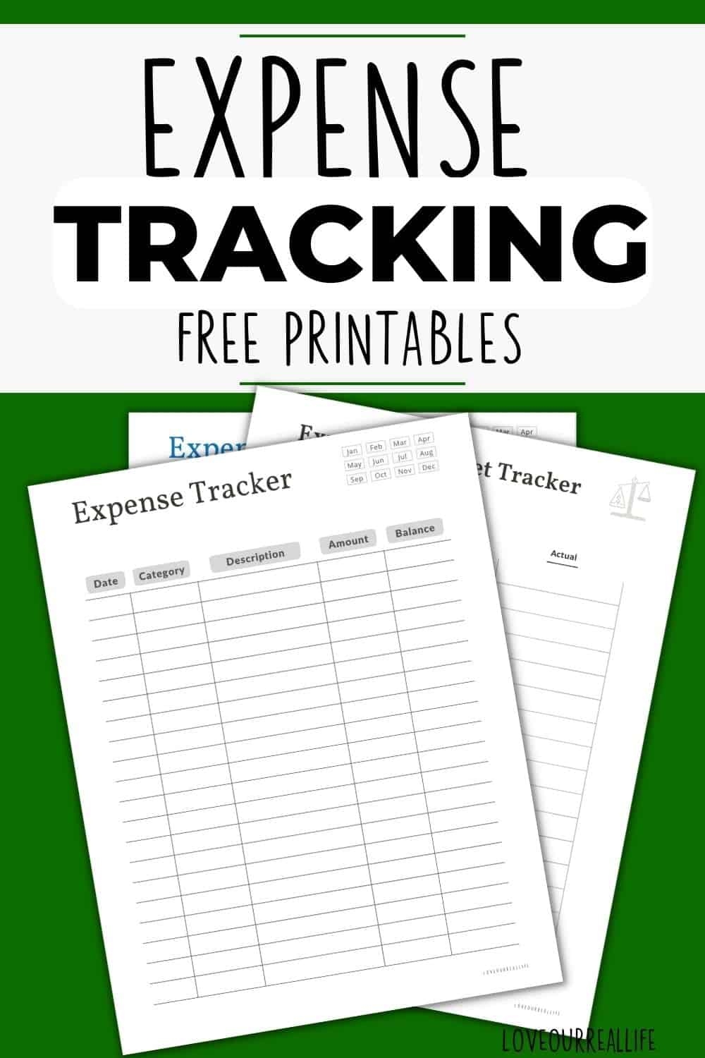 Free Printable Expense Tracker