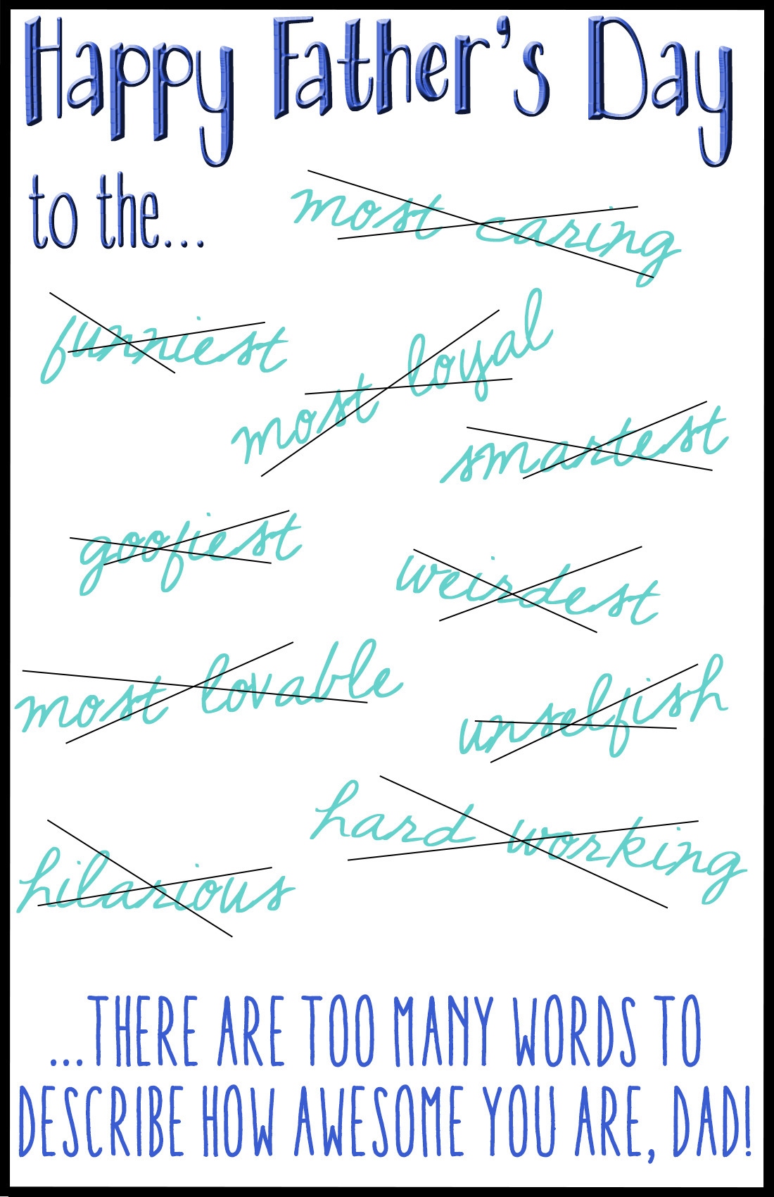 Free Printable Fathers Day Cards
