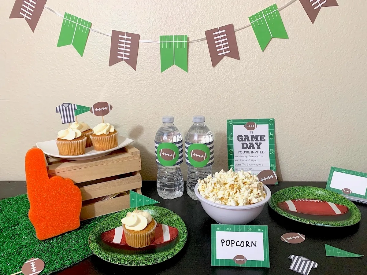 Free Printable Football Party Decorations Free Printable Football Party Decorations