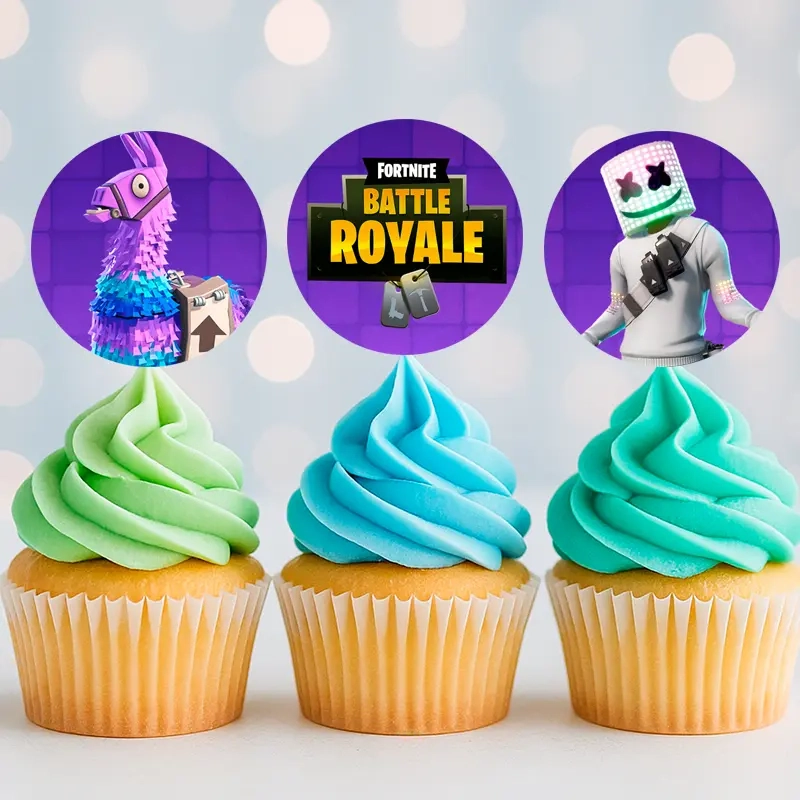 Free Printable Fortnite Cupcake Toppers Free Printable Fortnite Cupcake Toppers
