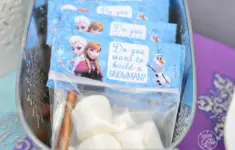 Free Printable Frozen Build A Snowman Kit Labels