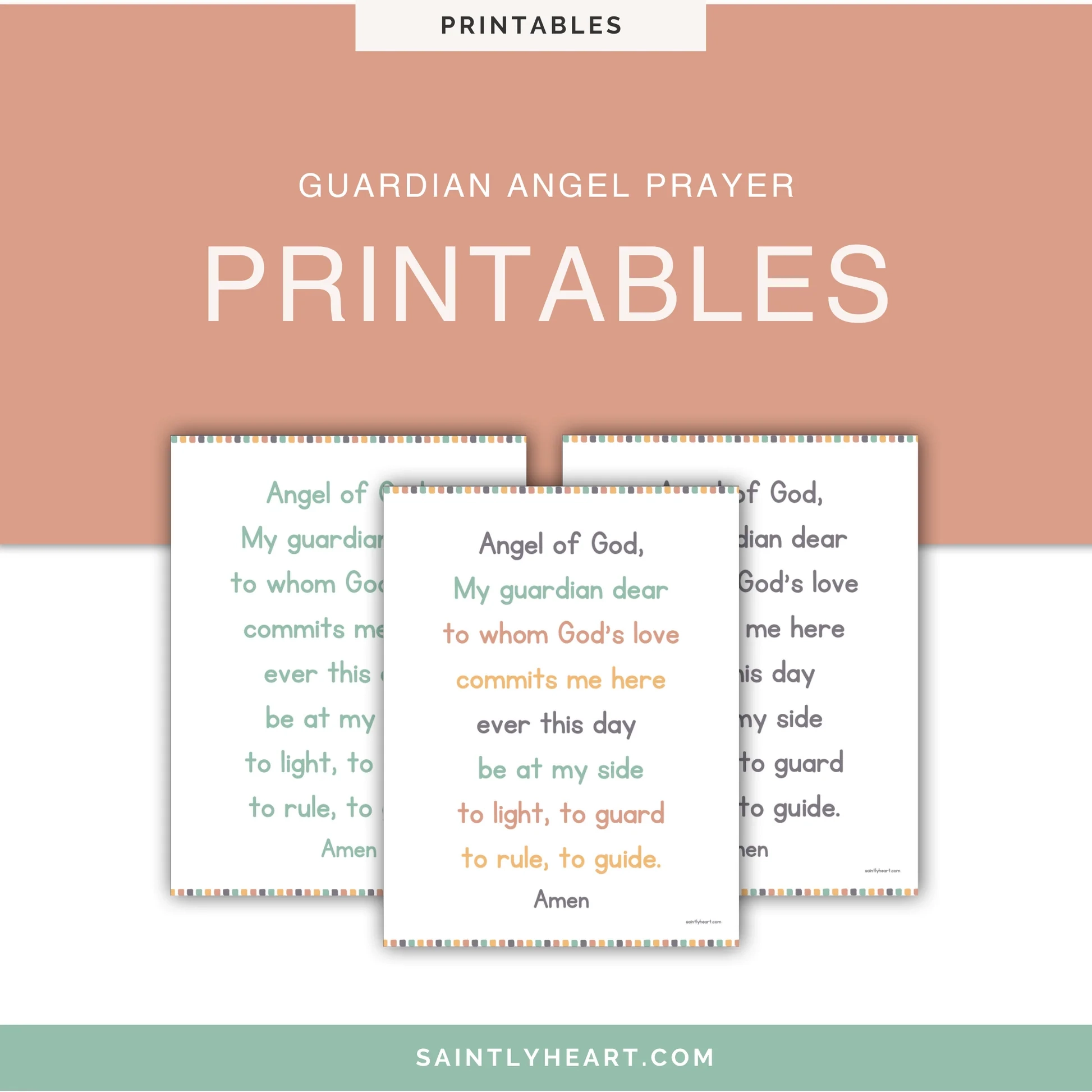 Free Printable Guardian Angel Prayer Free Printable Guardian Angel Prayer