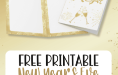 Free Printable Happy New Years Card