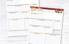 Free Printable Harry Potter Daily Planning Page