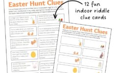 Free Printable Indoor Easter Egg Hunt