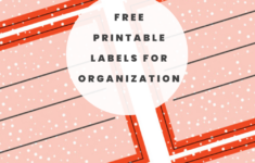 Free Printable Labels For Organizing