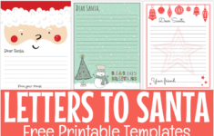 Free Printable Letter To Santa