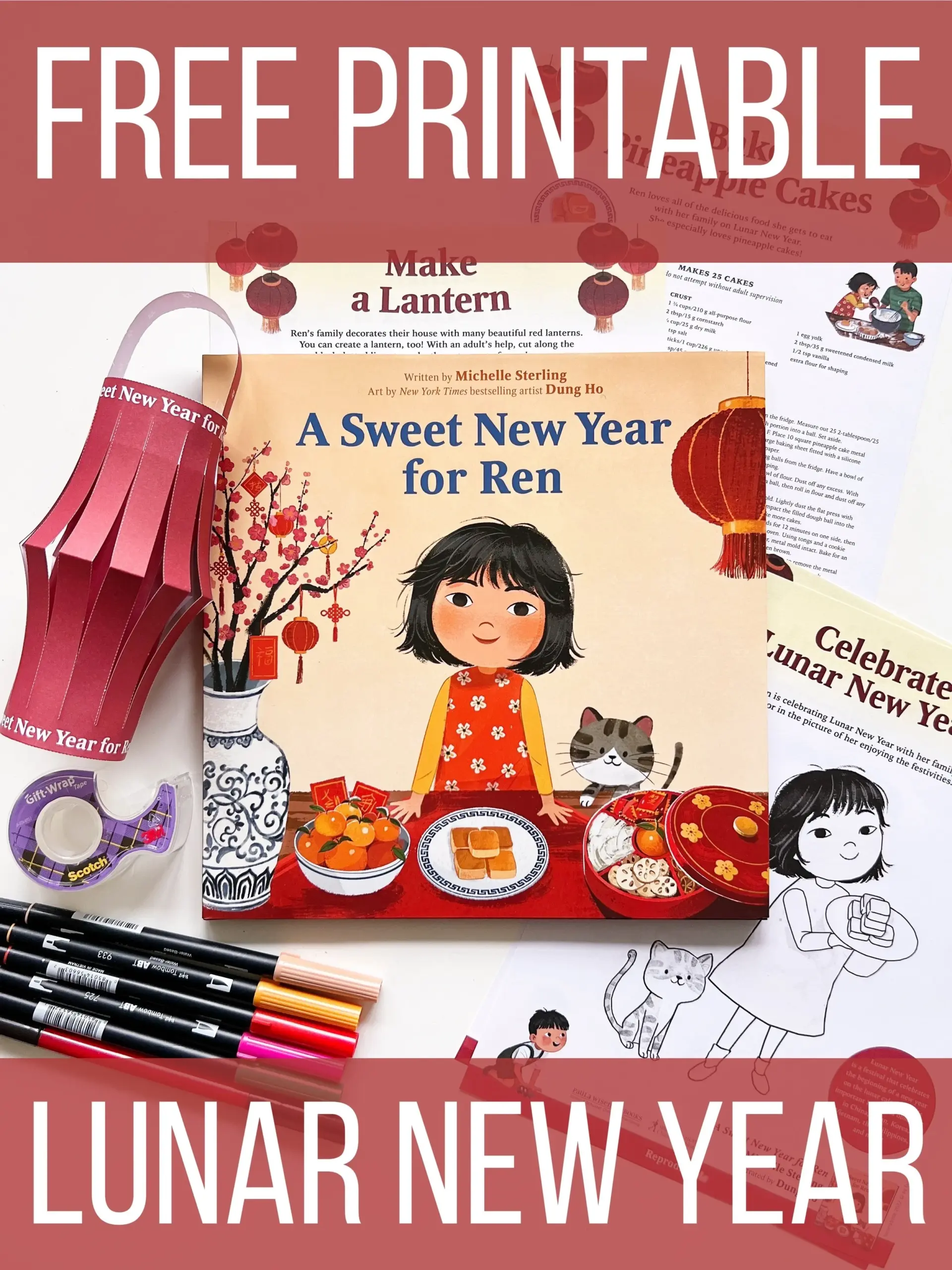 Free Printable Lunar New Year Activity And Craft