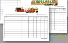Free Printable Monthly Reading Logs 41