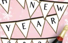 Free Printable New Year Banner