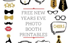 Free Printable New Years Eve Party Photo Booth Props