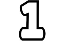 Free Printable Number Bubble Letters Bubble Number 1