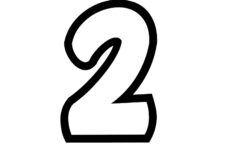 Free Printable Number Bubble Letters Bubble Number 2
