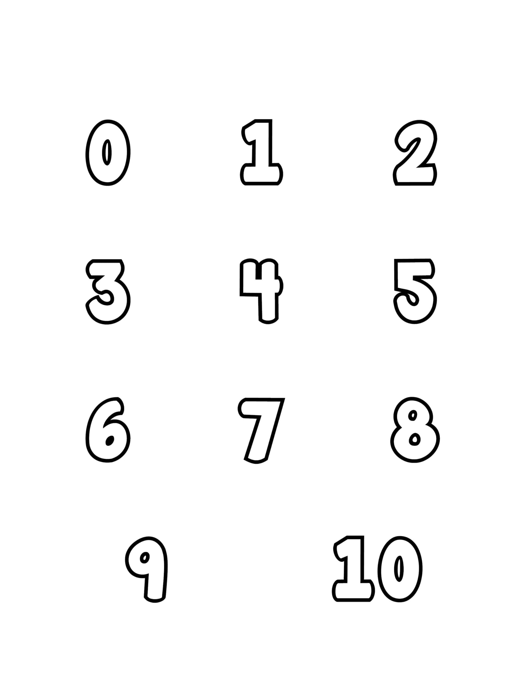 Free Printable Number Bubble Letters Bubble Numbers Set 0 10 Free Printable Number Bubble Letters Bubble Numbers Set 0 10