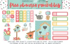 Free Printable Planner Stickers For Easter
