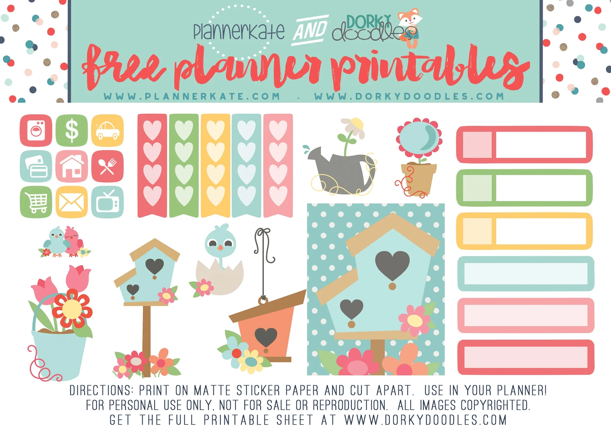 Free Printable Planner Stickers For Easter Free Printable Planner Stickers For Easter