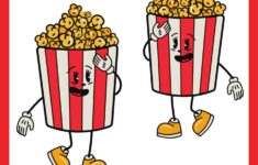 Free Printable Popcorn Sign 11 Designs