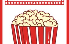Free Printable Popcorn Sign 11 Designs