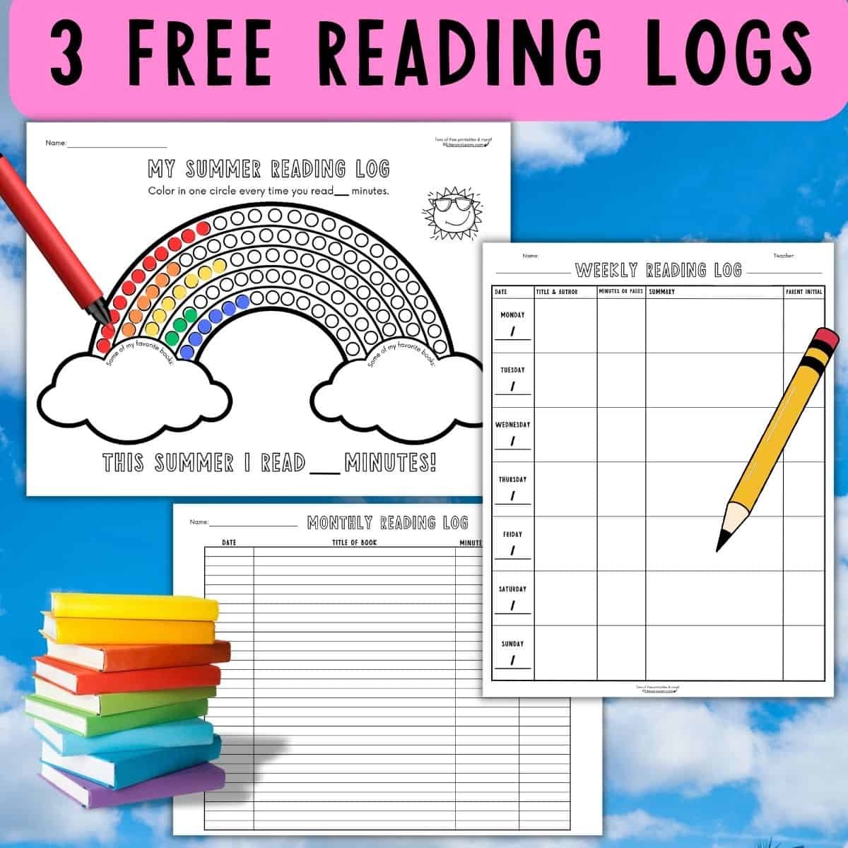 Free Printable Reading Logs