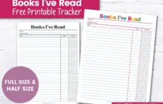 Free Printable Reading Tracker