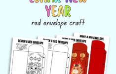 Free Printable Red Envelope Craft