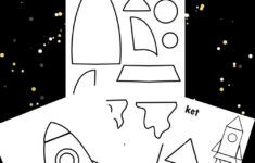 Free Printable Rocket Ship Template