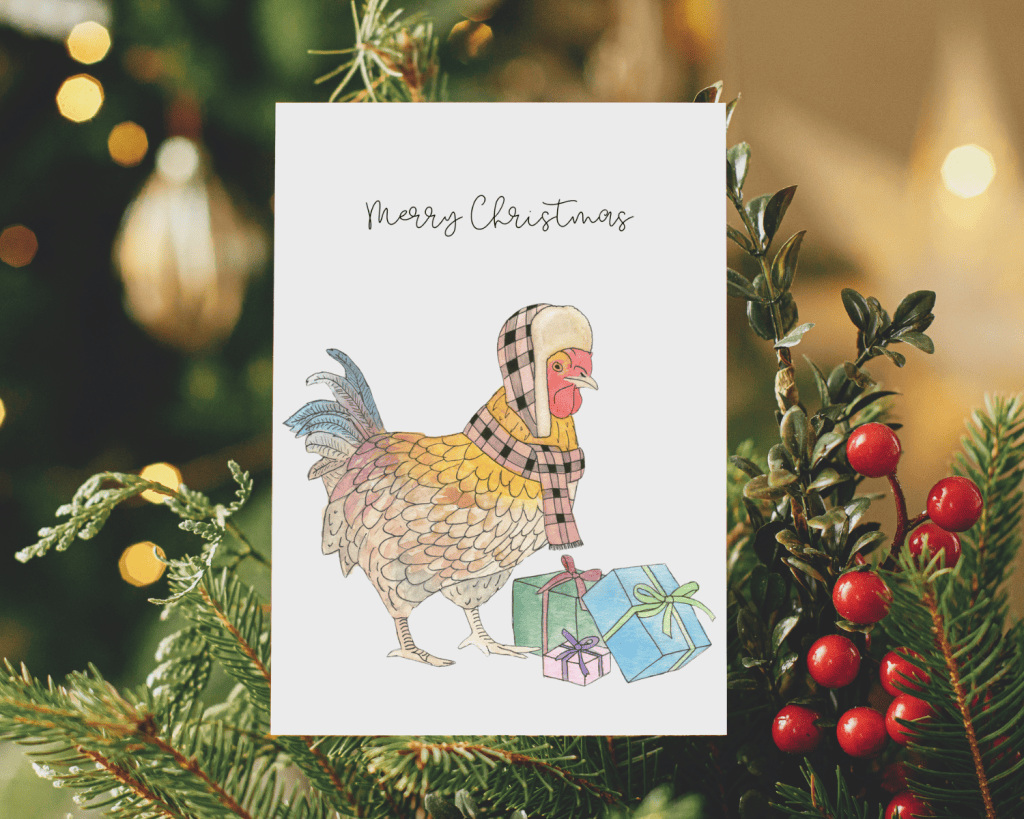 free printable christmas card for wife