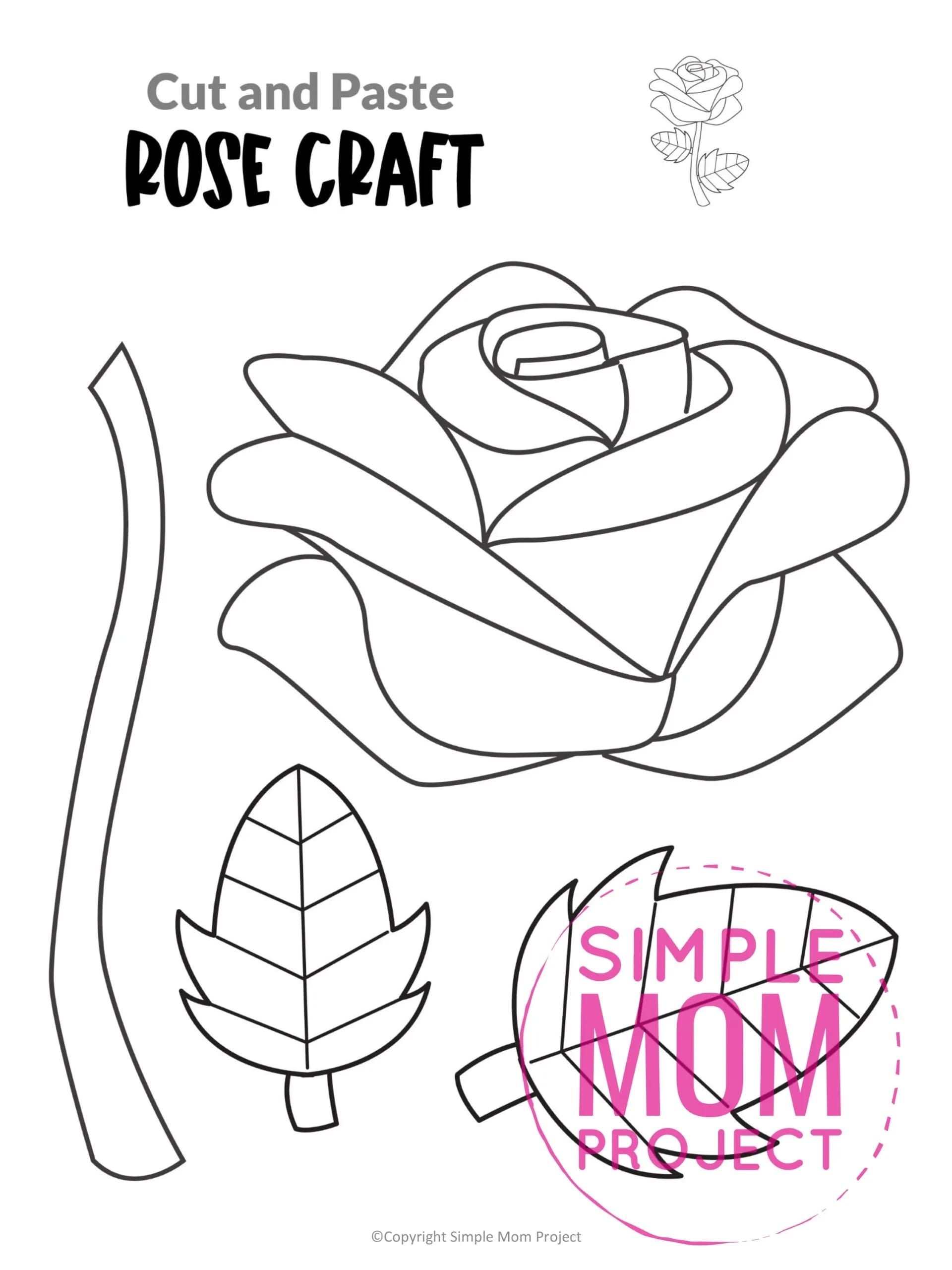 Free Printable Rose Craft Template 586875395198679394 Free Printable Rose Craft Template 586875395198679394