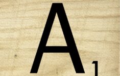 Free Printable Scrabble Letter Tiles Sign