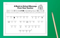 Free Printable Secret Code Worksheets
