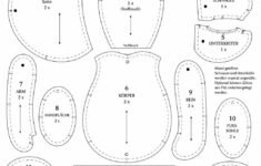 Free Printable Teddy Bear Pattern