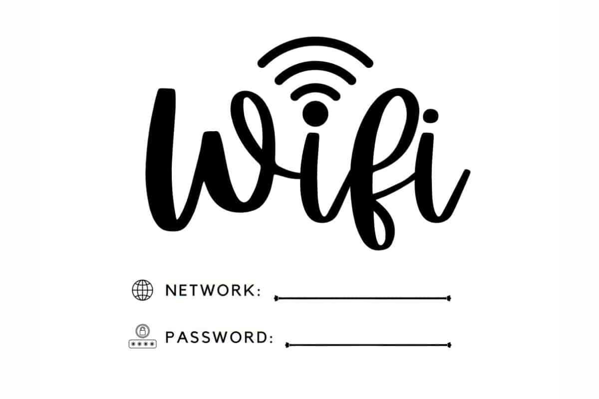 Free Printable Template Wifi Sign Free Printable Template Wifi Sign