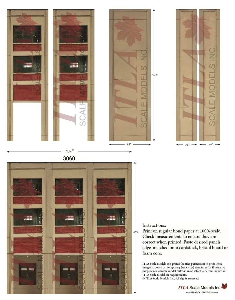 Free Printable Templates N Scale Industrial Wall Module Line Free Printable Templates N Scale Industrial Wall Module Line