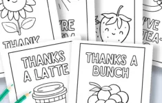 Free Printable Thank You Cards To Colour