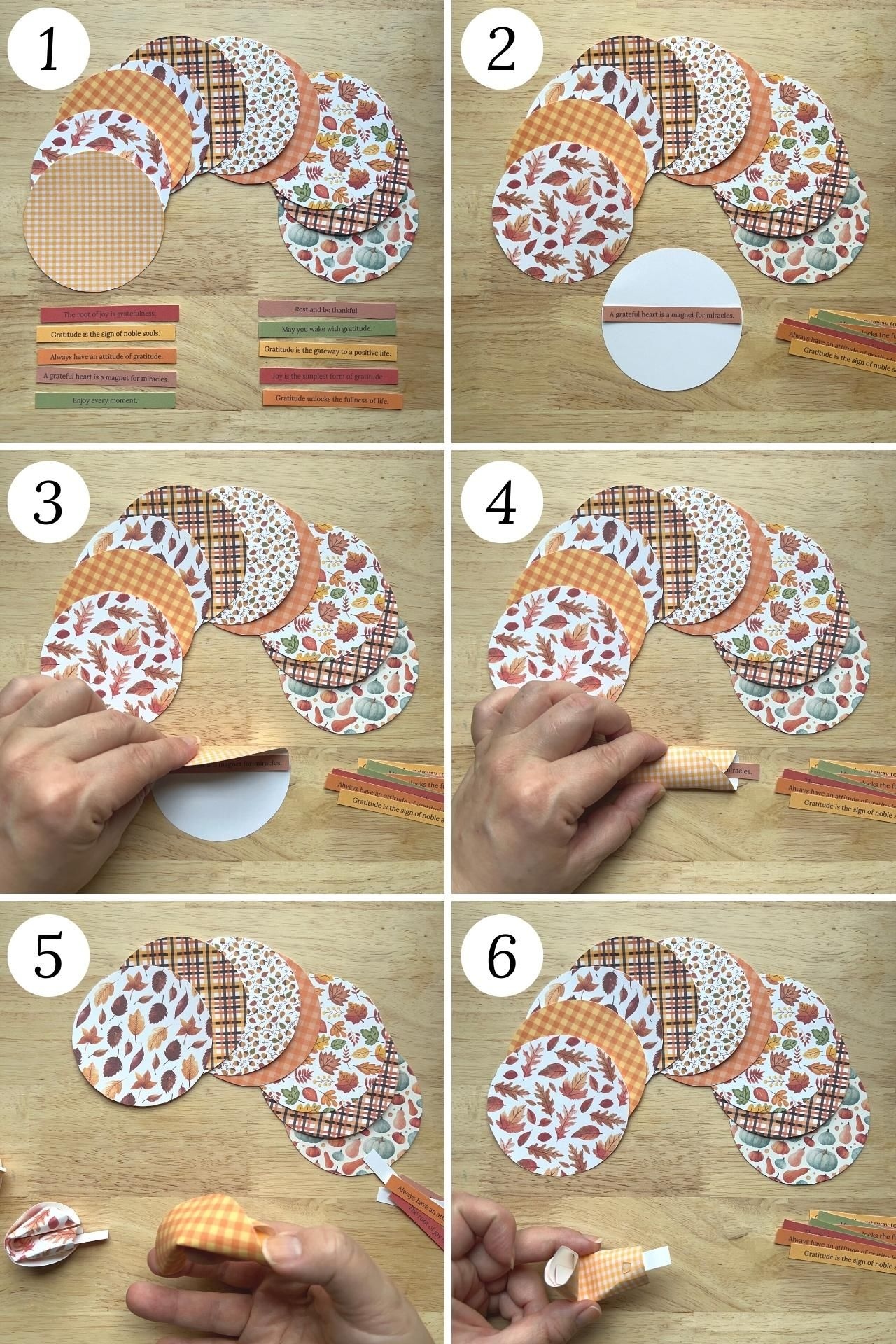 Free Printable Thanksgiving Craft Paper Fortune Cookies Free Printable Thanksgiving Craft Paper Fortune Cookies