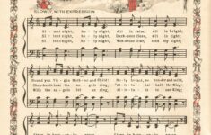 Free Printable Vintage Color Illustration Christmas Carols