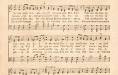 Free Printable Vintage Gospel Hymns Sheet Music