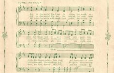 Free Printable Vintage Green Illustrated Christmas Carols