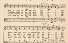 Free Printable Vintage Hymns For Easter