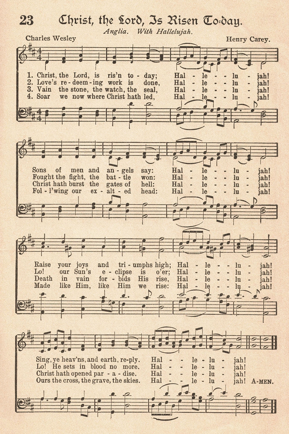 Free Printable Vintage Hymns For Easter Free Printable Vintage Hymns For Easter