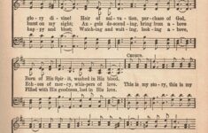 Free Printable Vintage Hymns Sheet Music