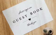 Free Printable Wedding Guest Book Signs
