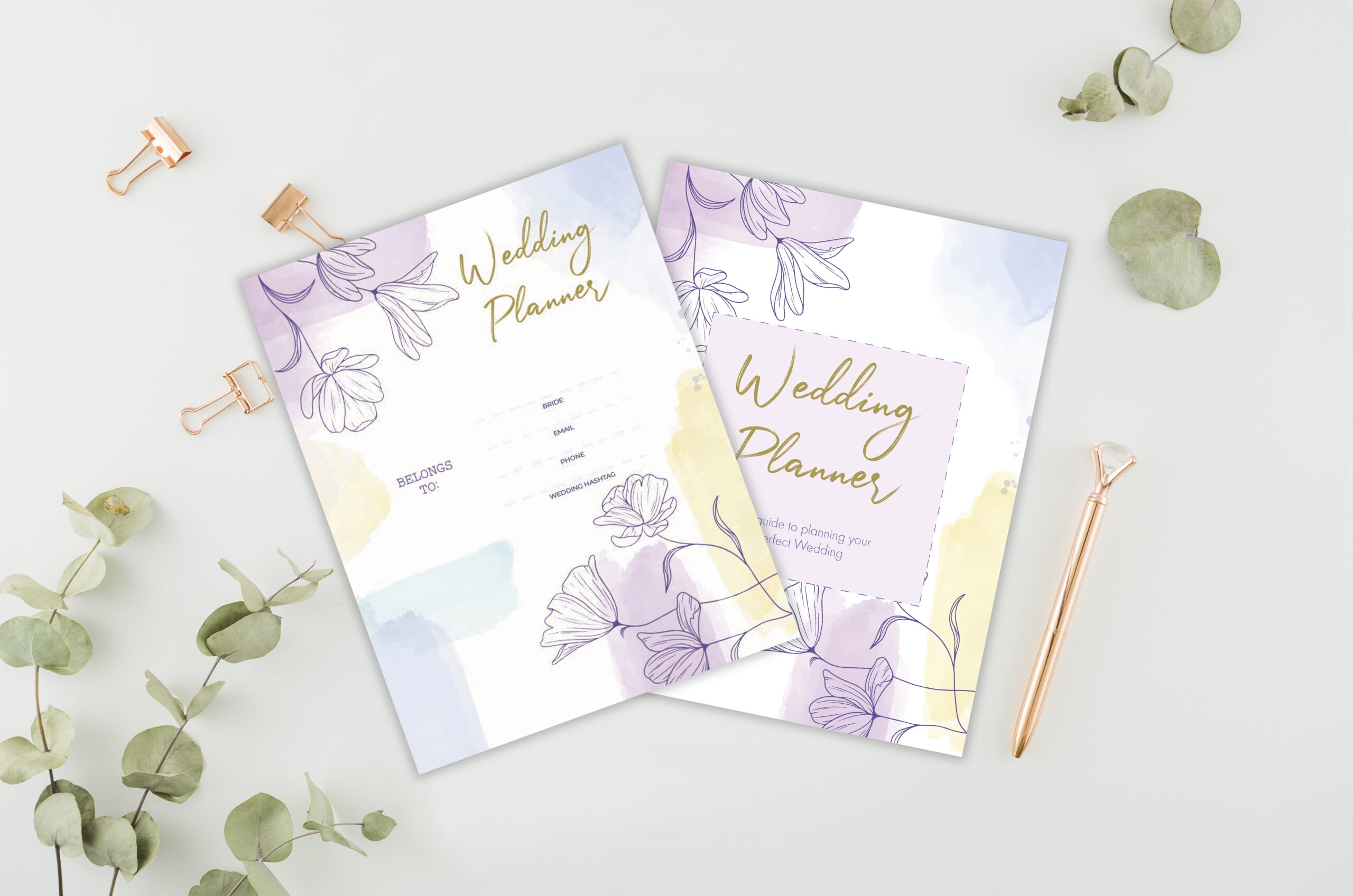 free printable wedding organizer binder